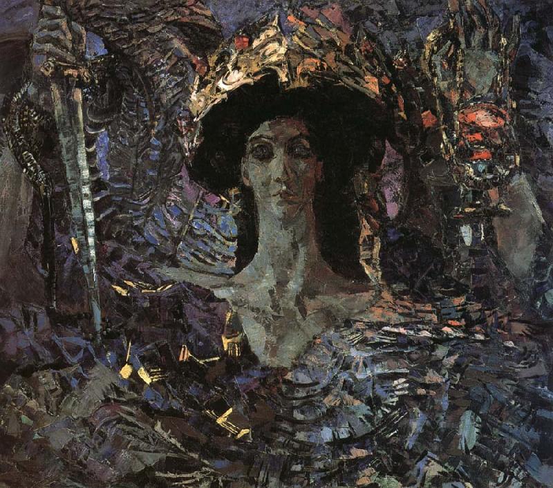 Mikhail Vrubel The Six-winged seraph Germany oil painting art